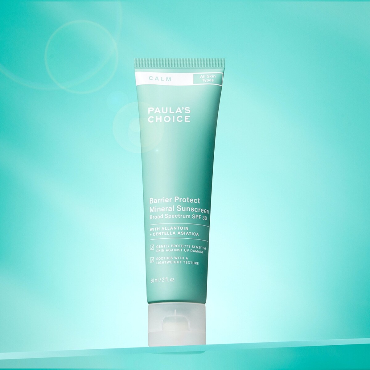 寶拉珍選舒敏保濕防曬乳SPF30/PA+++ 60ml，NT1,295