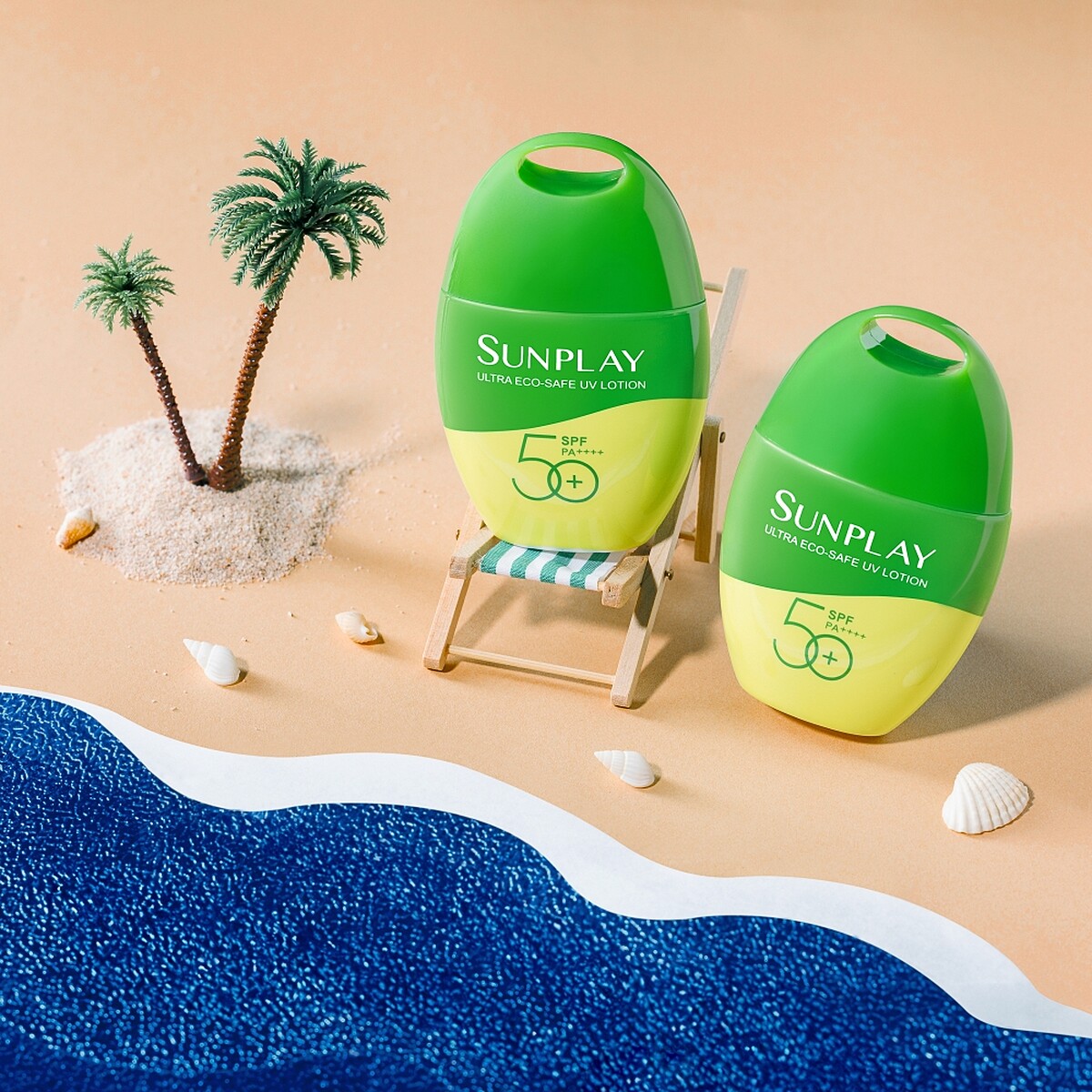 曼秀雷敦SUNPLAY海洋友善物理防曬乳液SPF50+/PA++++ 35g，NT380