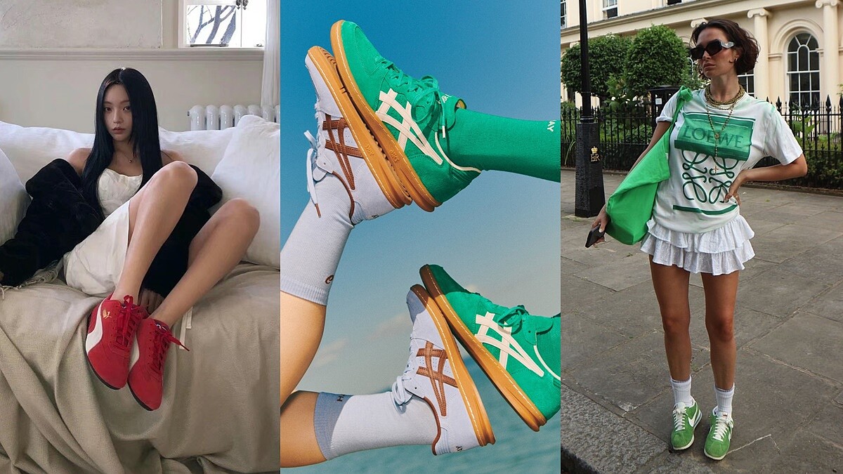 2024夏季10雙彩色球鞋推薦：Asics北歐風復古運動鞋、Onitsuka Tiger淡色系薄底鞋…都好燒