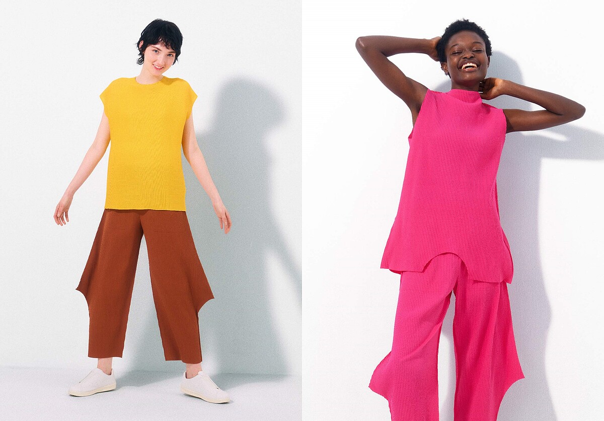 SQUARE STRETCH PLEATS系列、JUMP PLEATS系列。