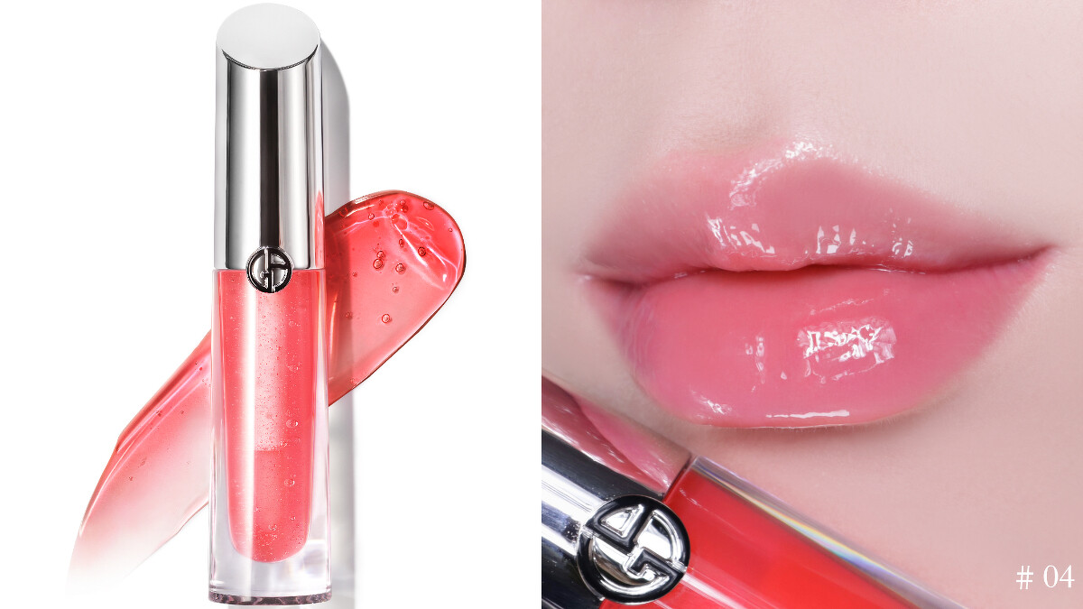 ▴ Armani Beauty「訂製奢光潤唇蜜」#04櫻桃光 | 3.5ML NT$1,500