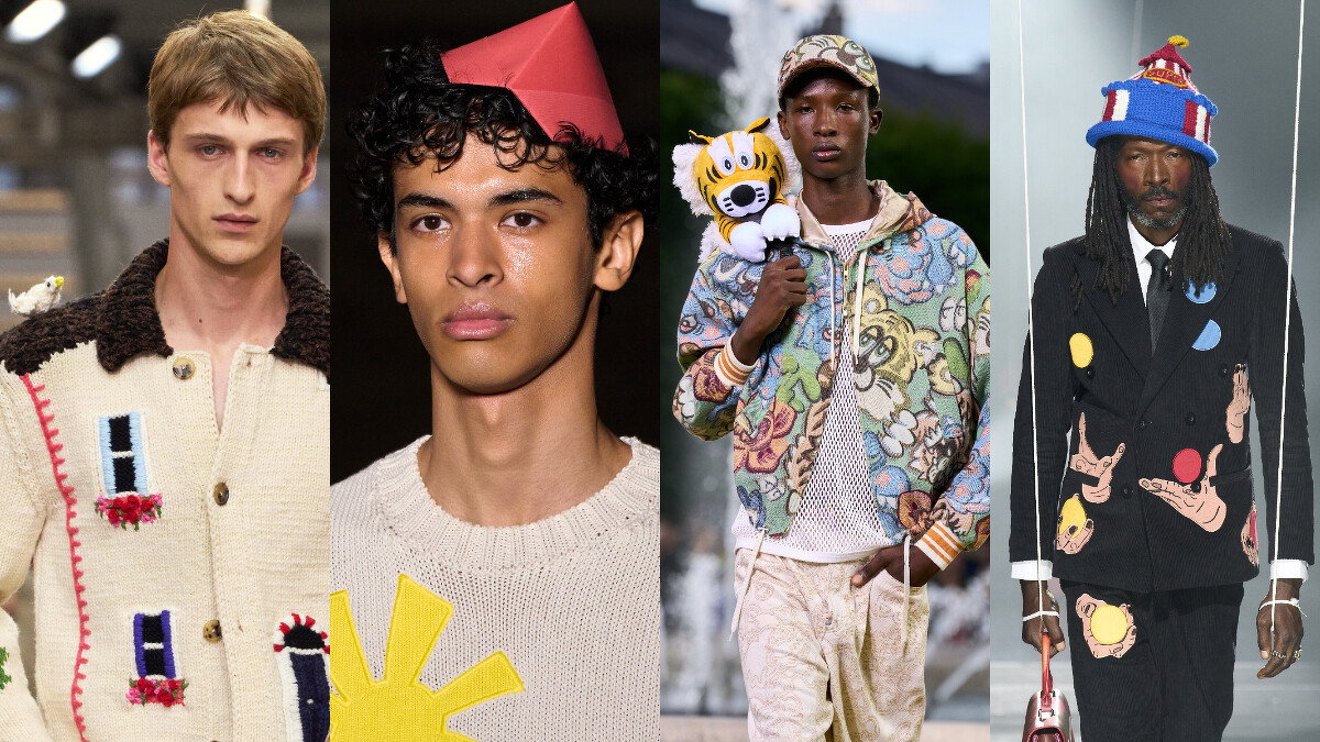 充滿童心未泯的男裝設計，讓人看了心情都莫名跟著愉悅。