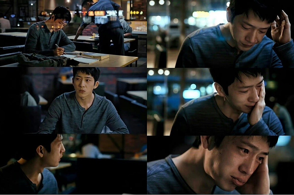 井柏然吃牛排哭戲精湛，連導演都被他的表演觸動。