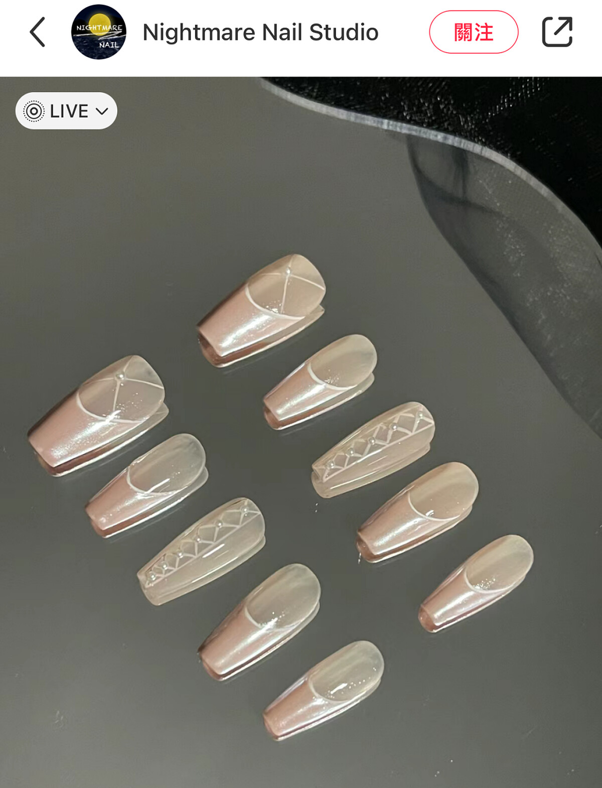 Photo/小紅書@Nightmare Nail Studio