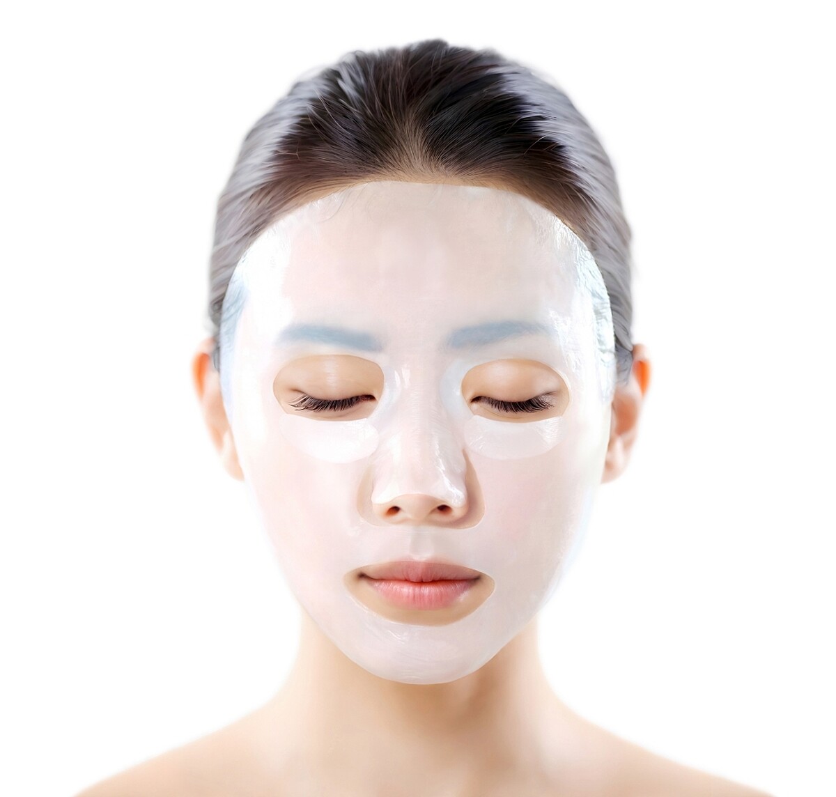 生物纖維面膜使用。