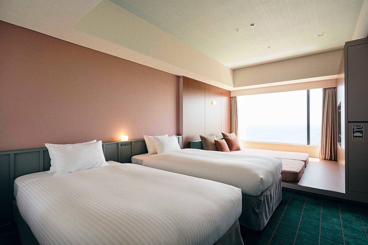 「星野集團 1955 Tokyo Bay」提供638間客房，23種房型。