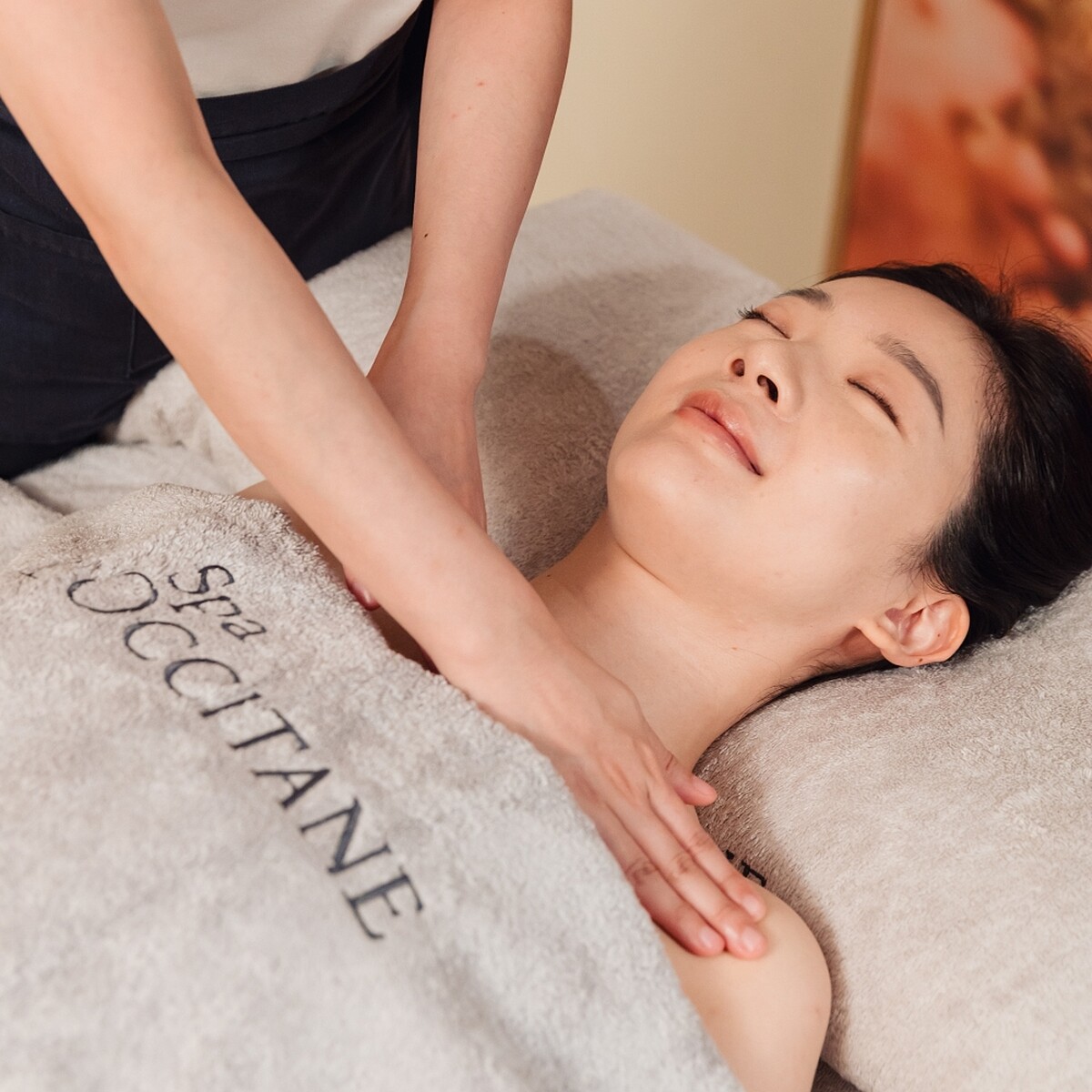 Spa L&rsquo;OCCITANE歐舒丹美妍美體中心中山店的身體按摩。