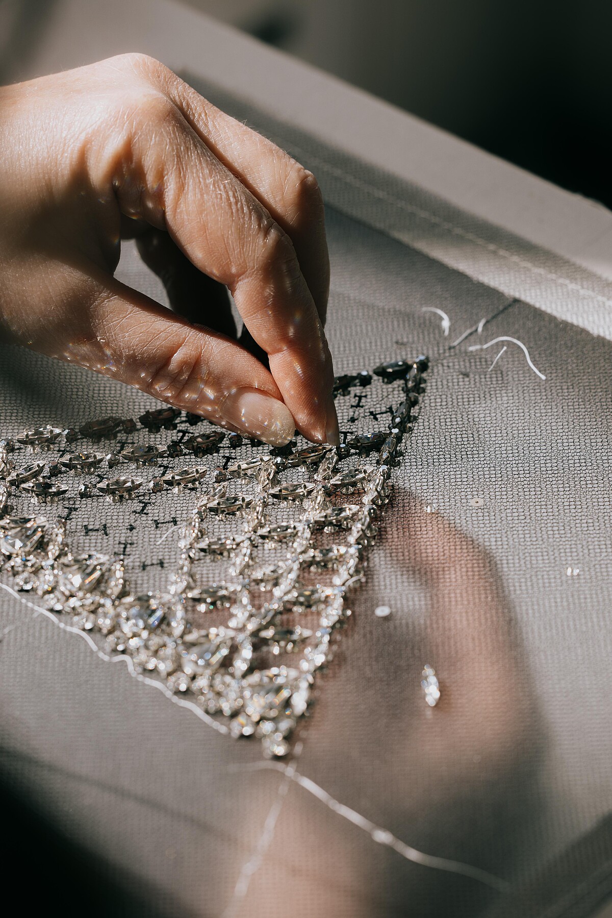 精湛的刺繡細節。