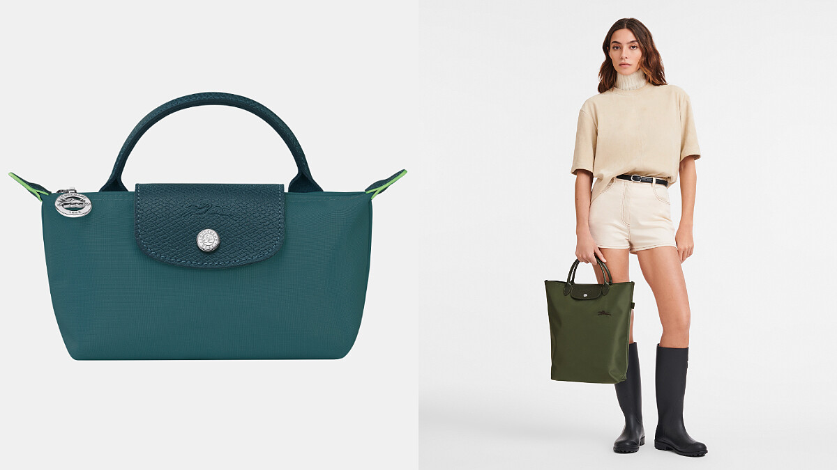 Le Pliage Green系列，外型、耐用程度上與舊款無異，並維持著防潑水、可折疊等特性，但在材質與生產方式上體現了環保意識的內核。