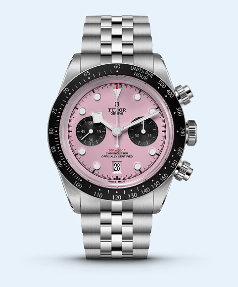 Black Bay 系列計時碼錶粉紅款，Tudor。