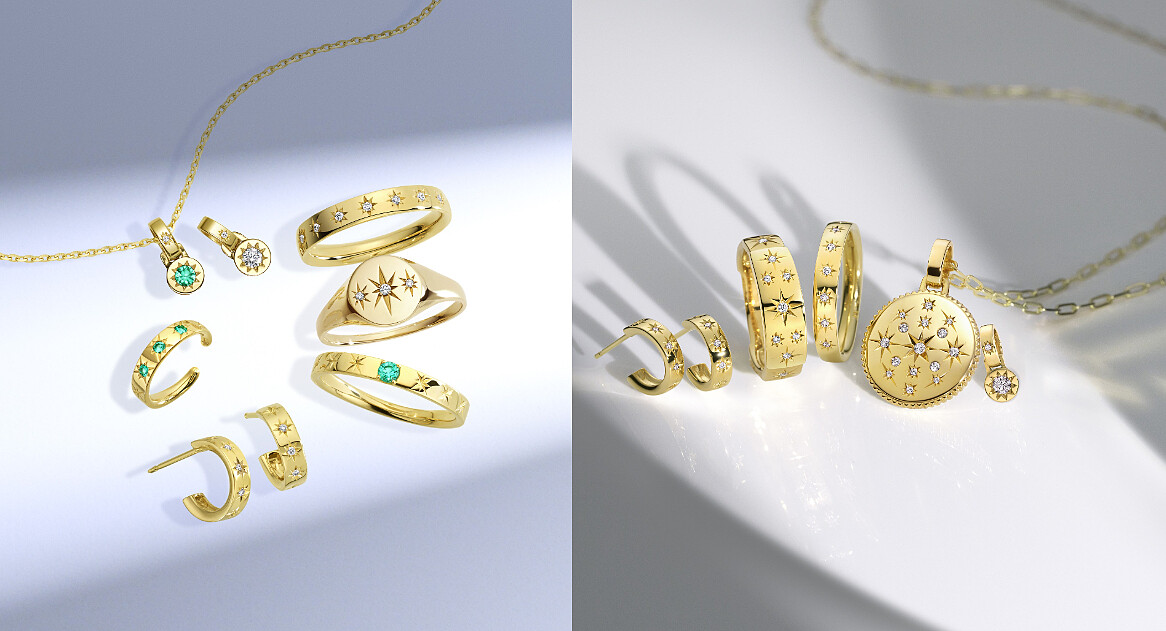 STAR JEWELRY 「CELESTIAL系列」珠寶。