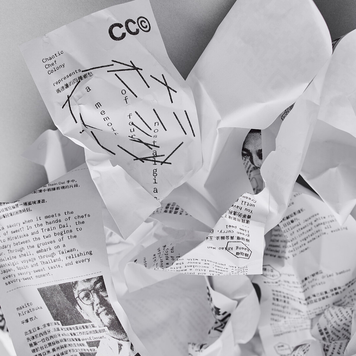 鹹味瑪德蓮風味書寫。