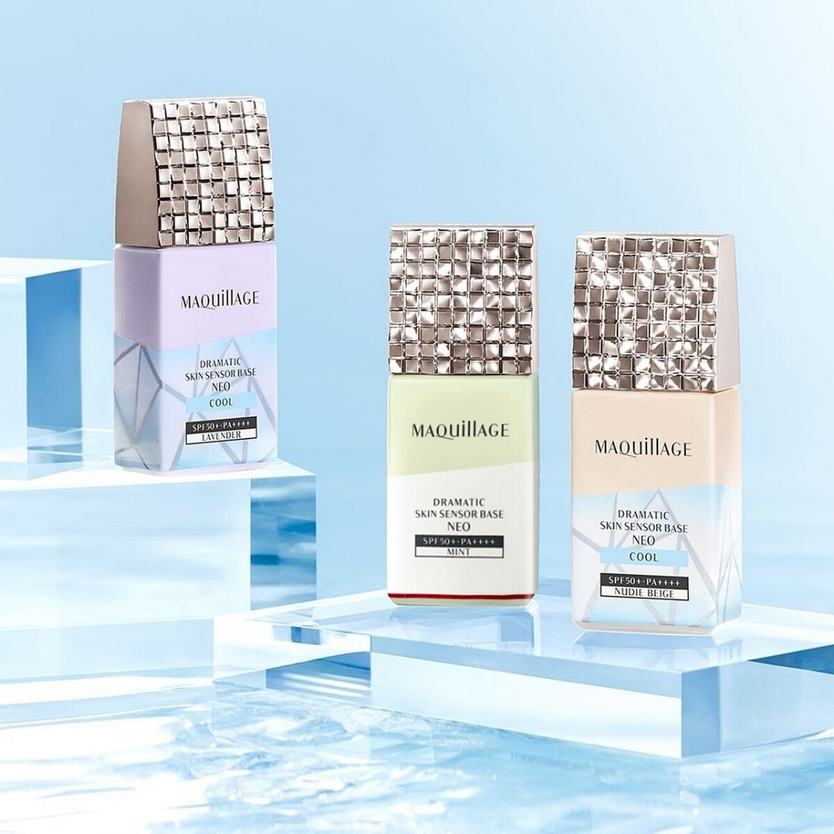 MAQuillAGE心機彩粧星魅平衡持粧控粧前乳NEO SPF50+/PA++++沁涼版(LA明亮色、NB自然色)25ml，NT900、星魅平衡持粧控粧前乳NEO SPF50+/PA++++(勻亮綠)25ml，NT900