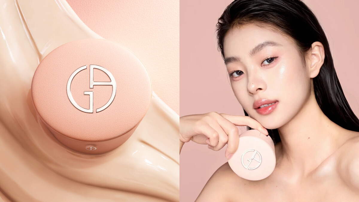 圖片來源: 小紅書 & ARMANI BEAUTY | 完美絲絨持久氣墊粉餅－冷煙粉 定價3500元