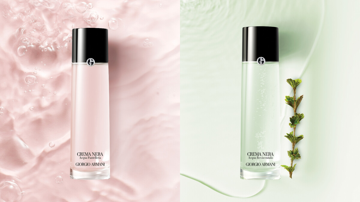 圖片來源: ARMANI BEAUTY | 黑曜岩新生奇蹟精萃露、黑曜岩新生奇蹟嫩膚露 定價5,000元 