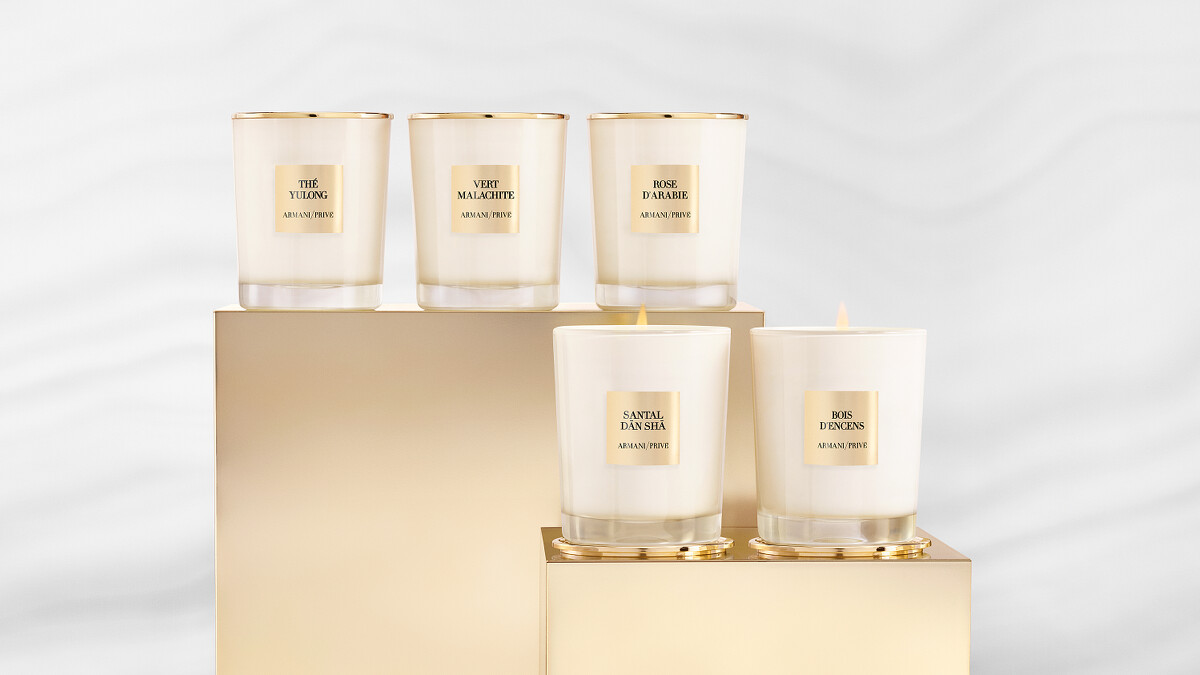 圖片來源: ARMANI BEAUTY | ARMANI PRIVÉ 高級訂製香氛蠟燭系列 定價3500元/175g