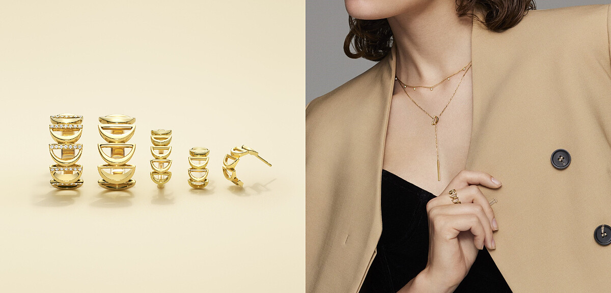 STAR JEWELRY 「HALF MOON系列」珠寶。