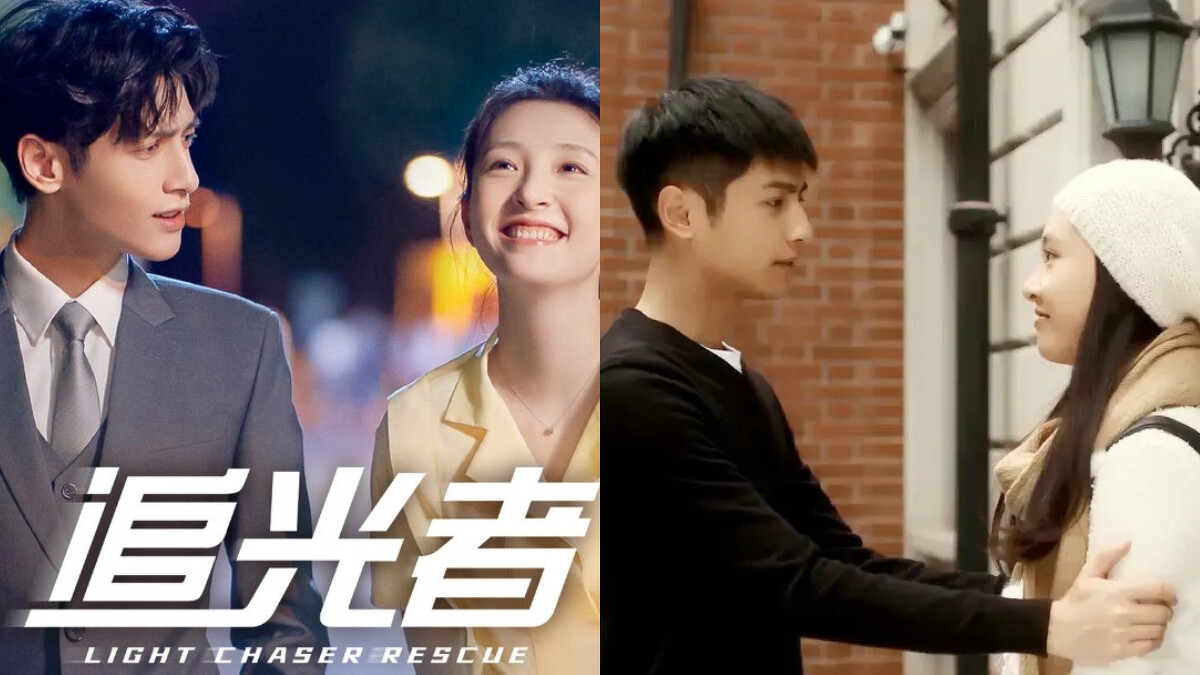 羅雲熙與吳倩三搭《追光者》仍很有CP感。《追光者》劇照、《何以笙簫默》劇照