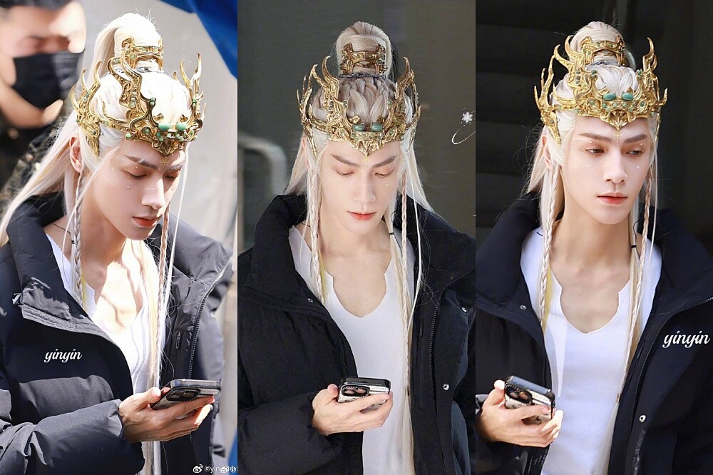 羅雲熙《水龍吟》白髮造型超驚豔，帥成精靈王子。