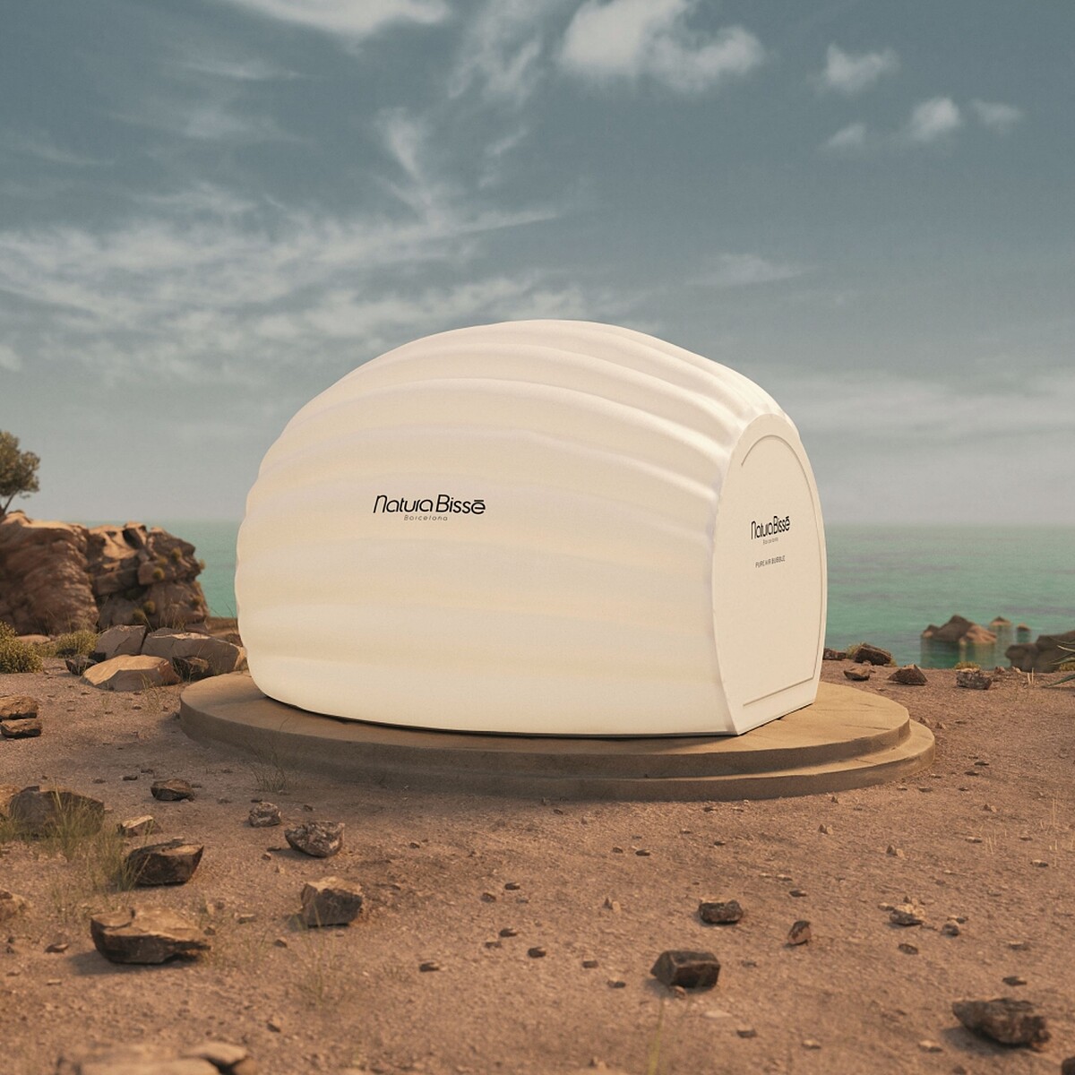 Natura Bissé PURE AIR BUBBLE情境圖。