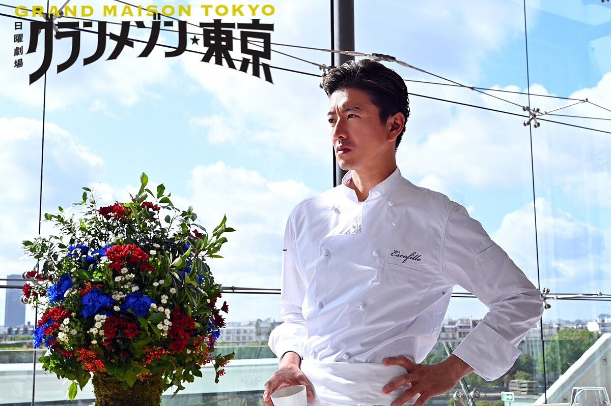 木村拓齋首次飾演法餐主廚尾花夏樹。
