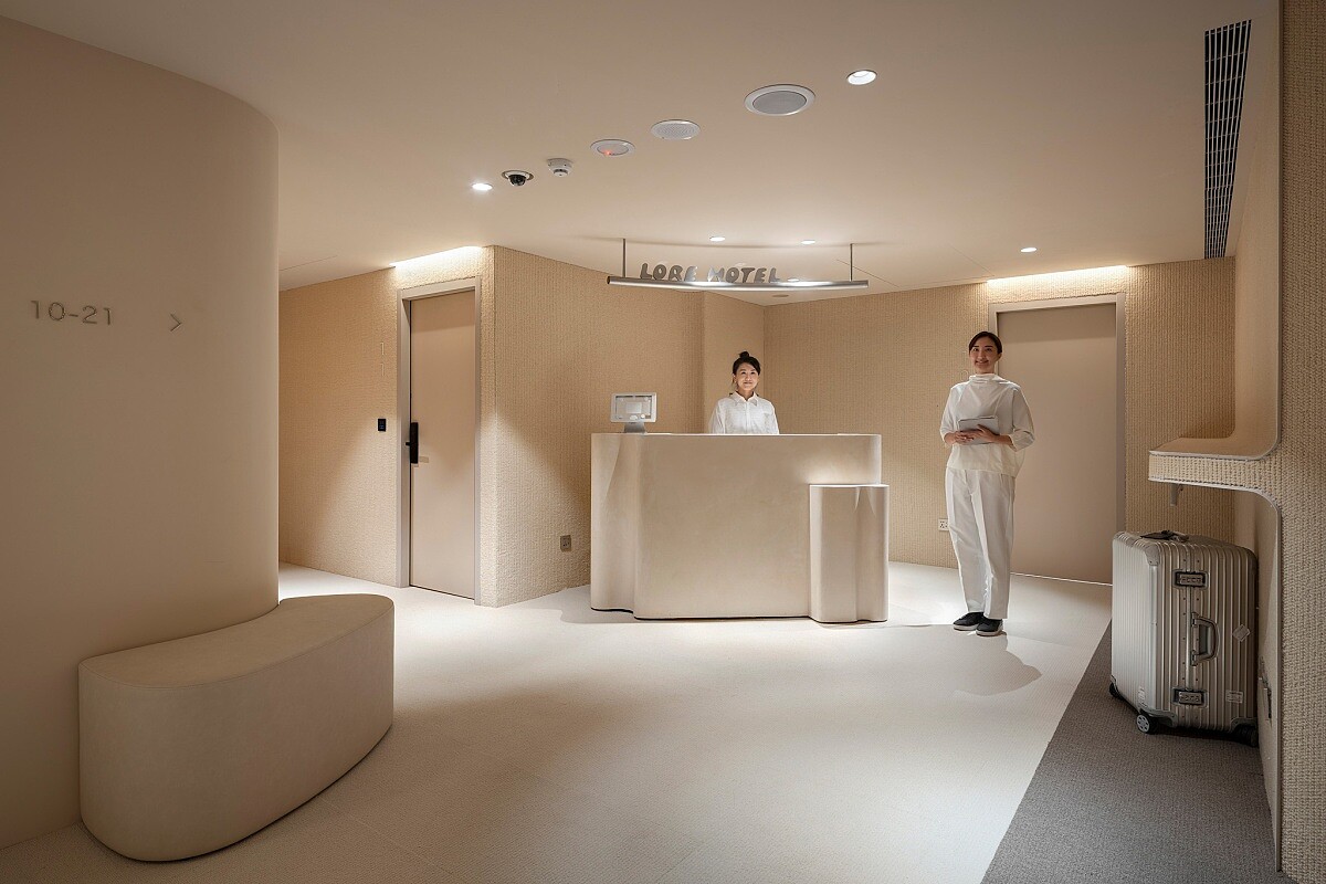 柔和的曲線在空間中無處不在。