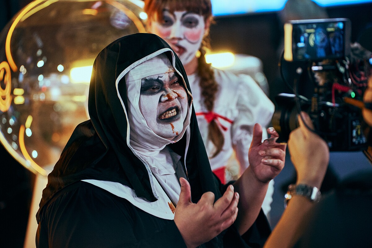 《都市懼集》蛇丸臉塗成全白拍影片