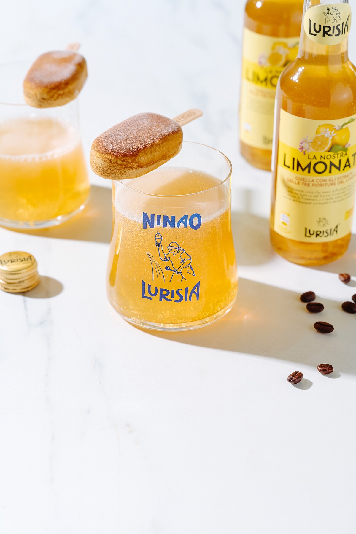 咖啡雪糕 x 香檸果汁氣泡飲