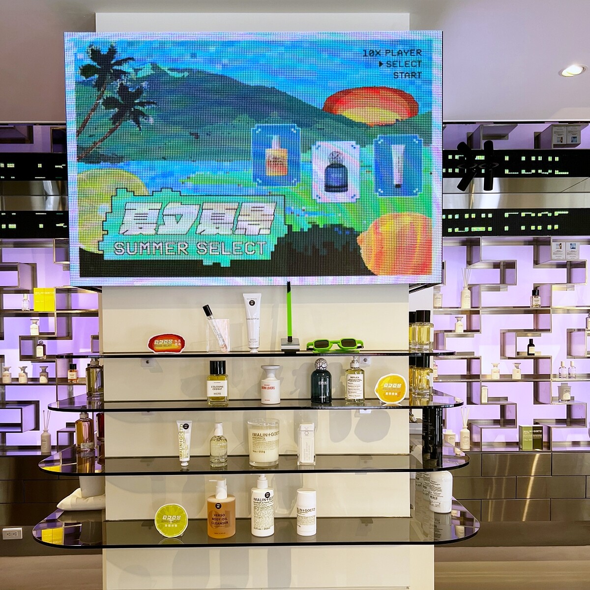 10X採用主題式陳列商品。