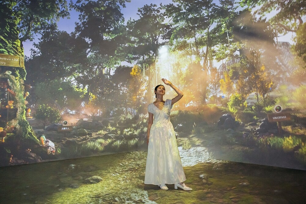 L'OCCITANE歐舒丹2024期間限定「Re：行南法」沉浸式五感體驗展的奇幻杏仁林 Almond Forest。