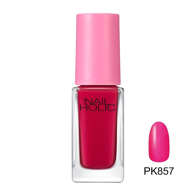 NAIL HOLIC粉紅控指甲油(#PK857櫻桃蝴蝶結)5ml，NT119