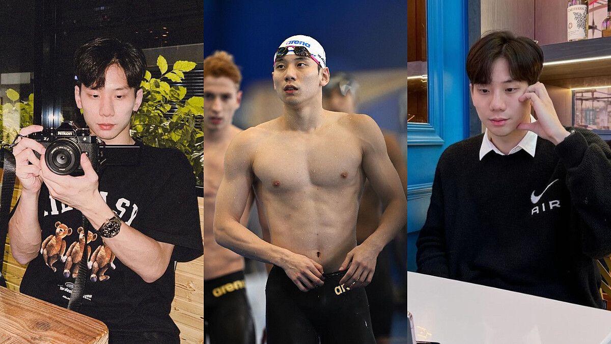 2024巴黎奧運｜台灣蝶王泳池外魅力依舊，王冠閎的5種韓系簡約穿搭完全不輸歐爸！