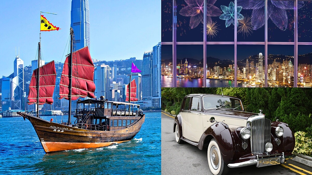 香港6大輕奢升級版玩法！勞斯萊斯遊街、100樓晚餐、搭紅帆船飽覽維港