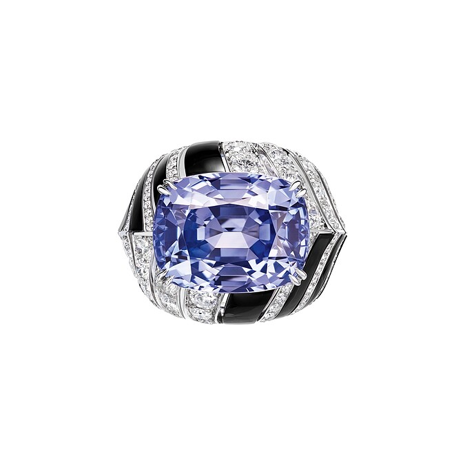 Swing 18K白金戒指