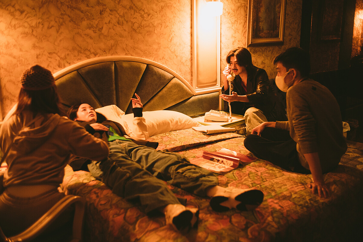 《鬼才之道》憑藉精心的劇情巧思和極具魅力的演員陣容，獲得多倫多影展的高度評價。（左起）演員 百白、王淨、陳柏霖、導演徐漢強。