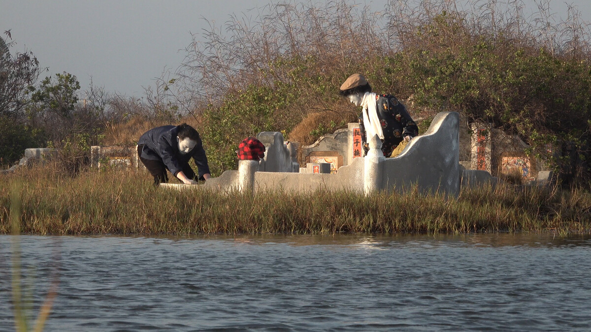 倪祥《有空》截圖，2024，7分26秒，尺寸依場地而定，圖像由藝術家及臺北市立美術館提供。