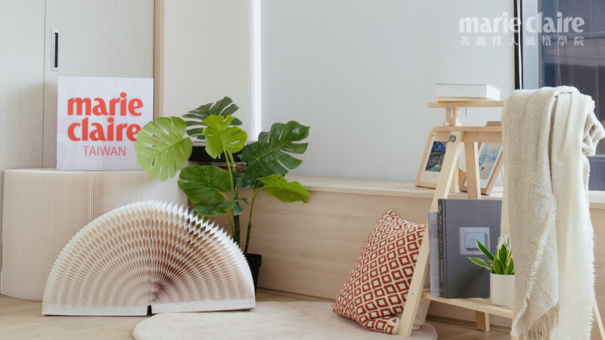 現場特別設置拍照打卡區讓學員能與自己完成的作品合影。