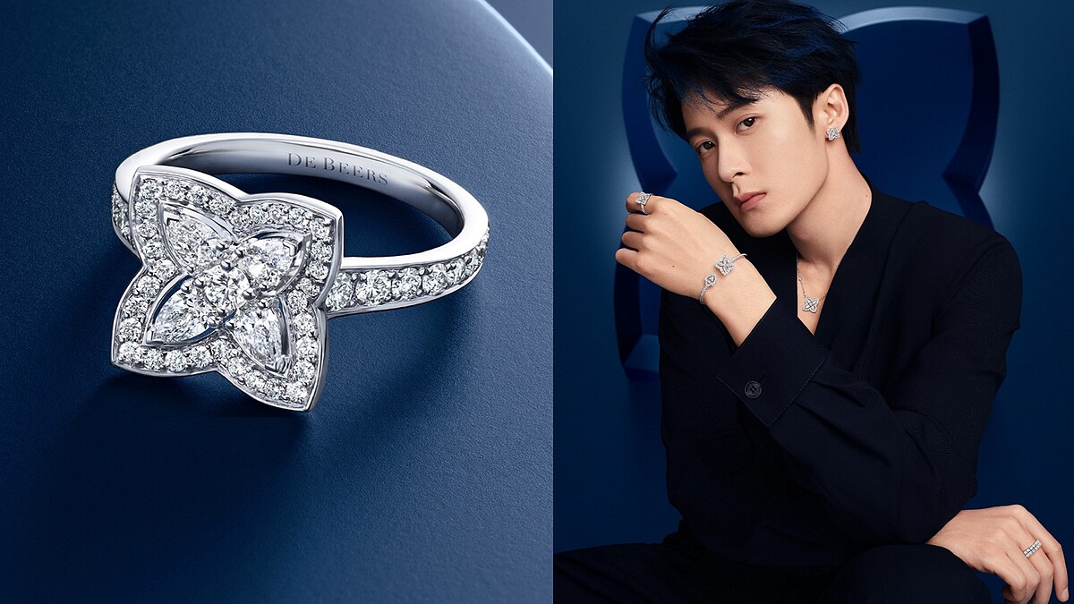 《長相思》男神檀健次出任De Beers代言人，七夕獻蓮花美鑽寄情「煥新」璀璨