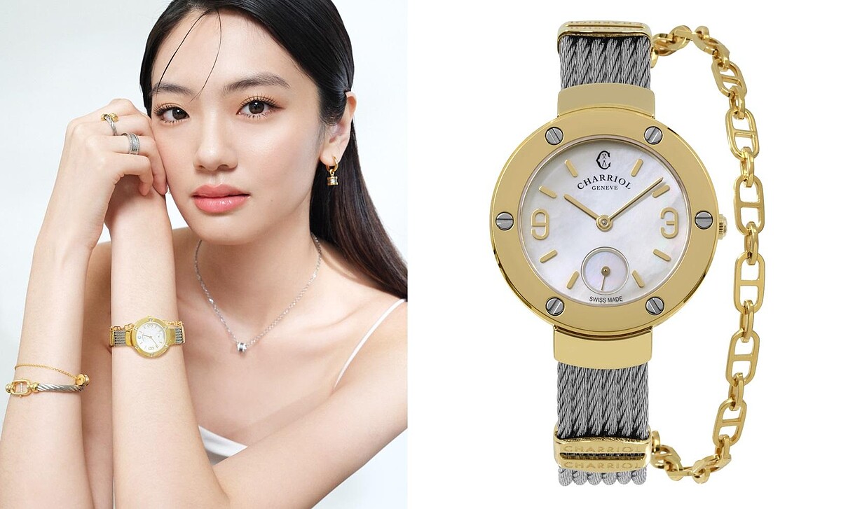 ST-TROPEZ 30手鍊錶,NT103,700、Forever Minis耳環,NT10,400、手鍊,NT8,500、Forever Magnifique項鍊,NT9,000、Forever Magnifique戒指,NT9,500、Celtic Clous戒指,NT5,900、ST-TROPEZ Mariner手環,NT9,100。