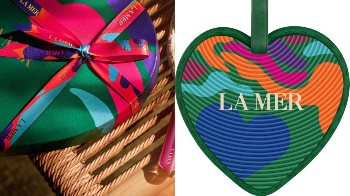 LA MER 2024七夕限定心型禮盒與心心相印行李吊牌。