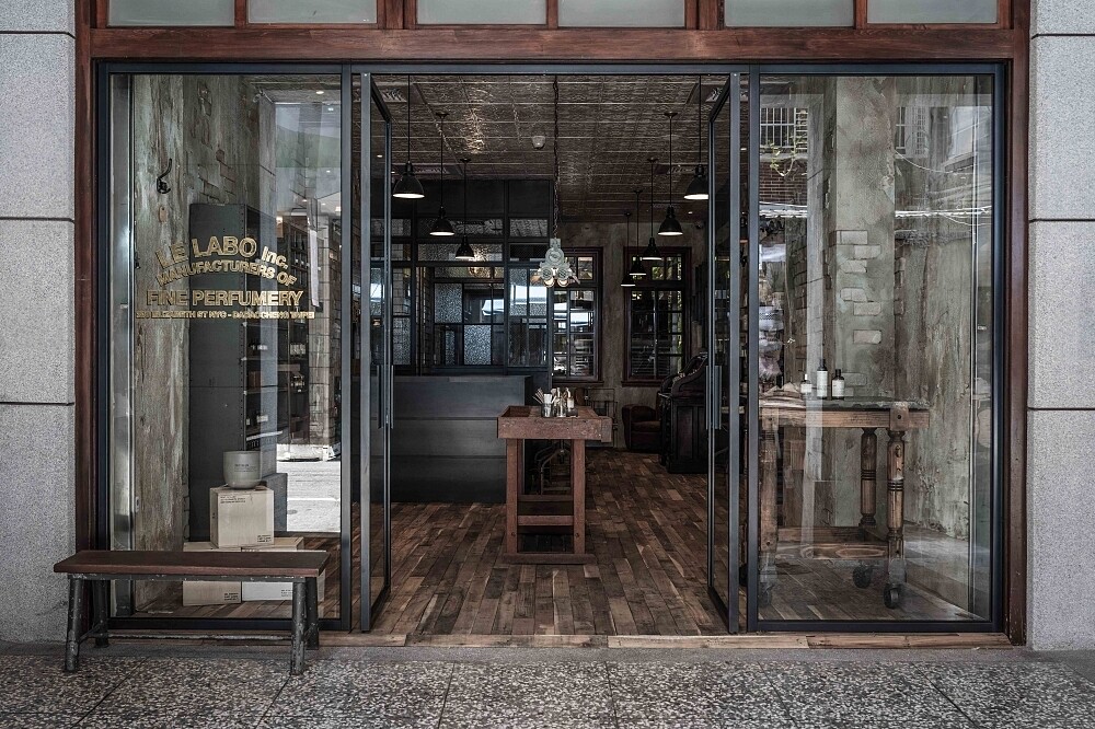LE LABO大稻埕形象店櫥窗。