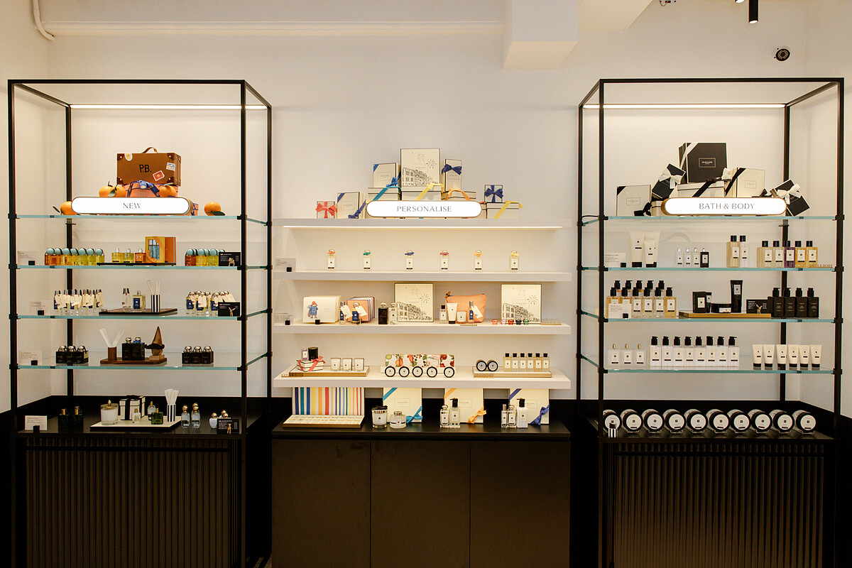 Jo Malone London大稻埕形象概念店一樓空景照。