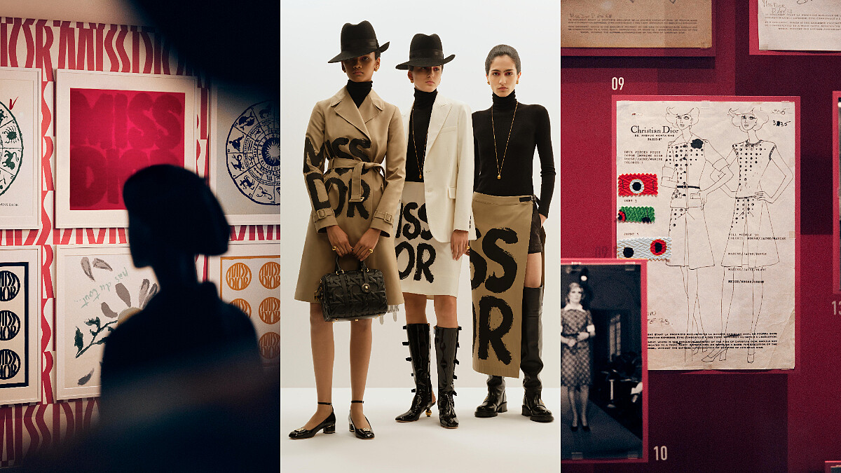 Dior 青春的恆久基調，2024秋冬女裝系列致敬Miss Dior，推出塗鴉印花宣示佔領年輕