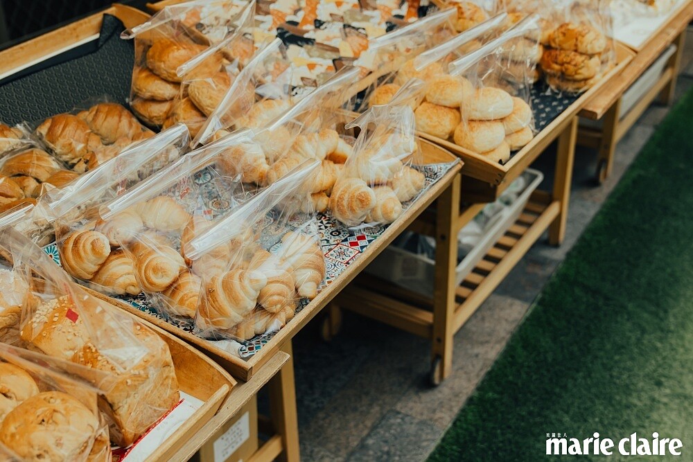 「女子麥面包」麵包陳列