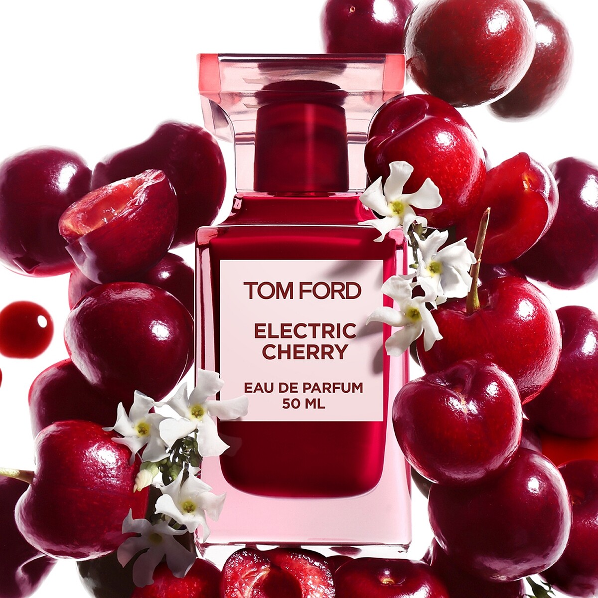 Tom Ford私人調香情慾櫻桃系Electric Cherry情境圖。