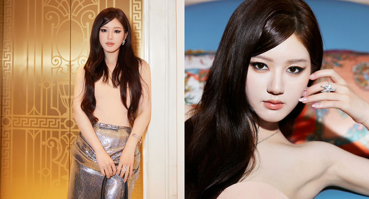 趙露思先前以代言人身分出席Versace活動，造型卻大翻車。