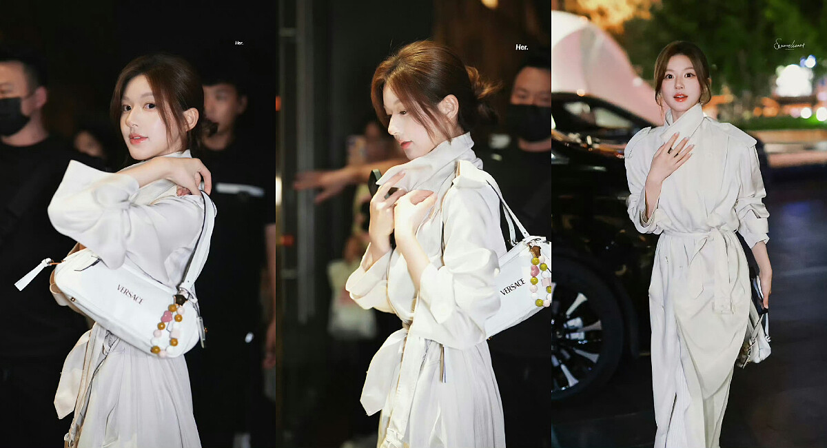 趙露思劇中搶先背上Versace 2025早春款包包。