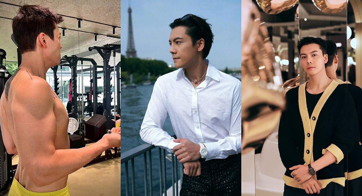 陳偉霆擁有結實好身材，穿起西裝帥翻。