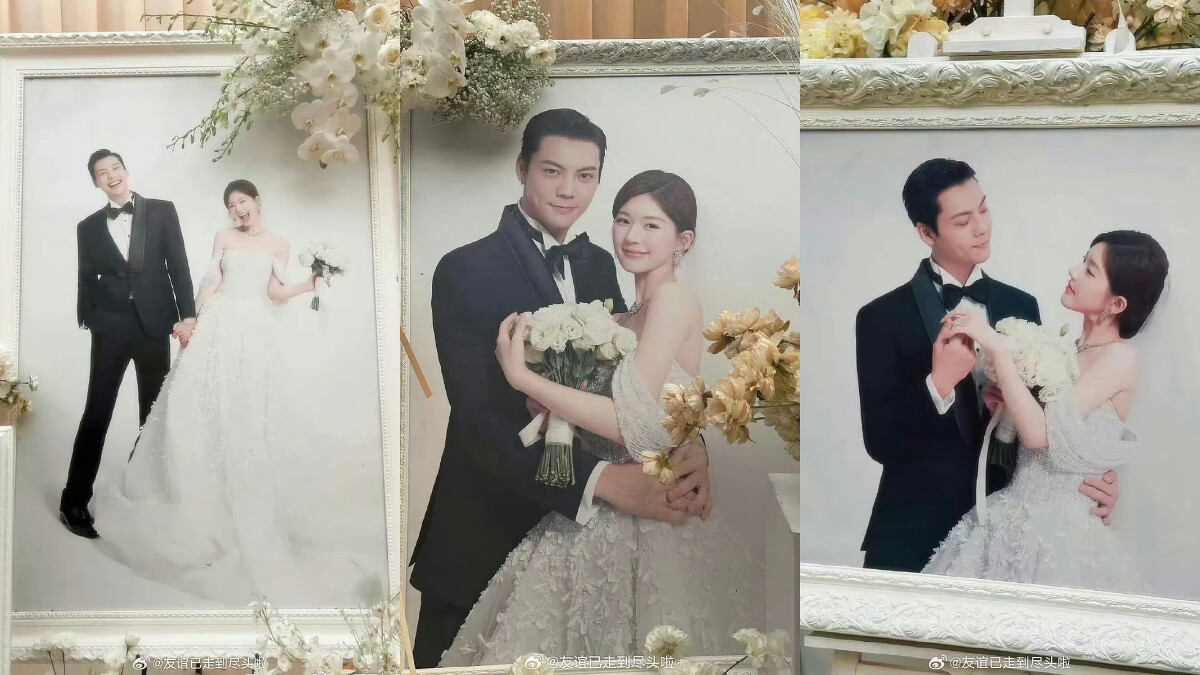  趙露思與陳偉霆婚紗照穿Georges Hobeika白紗