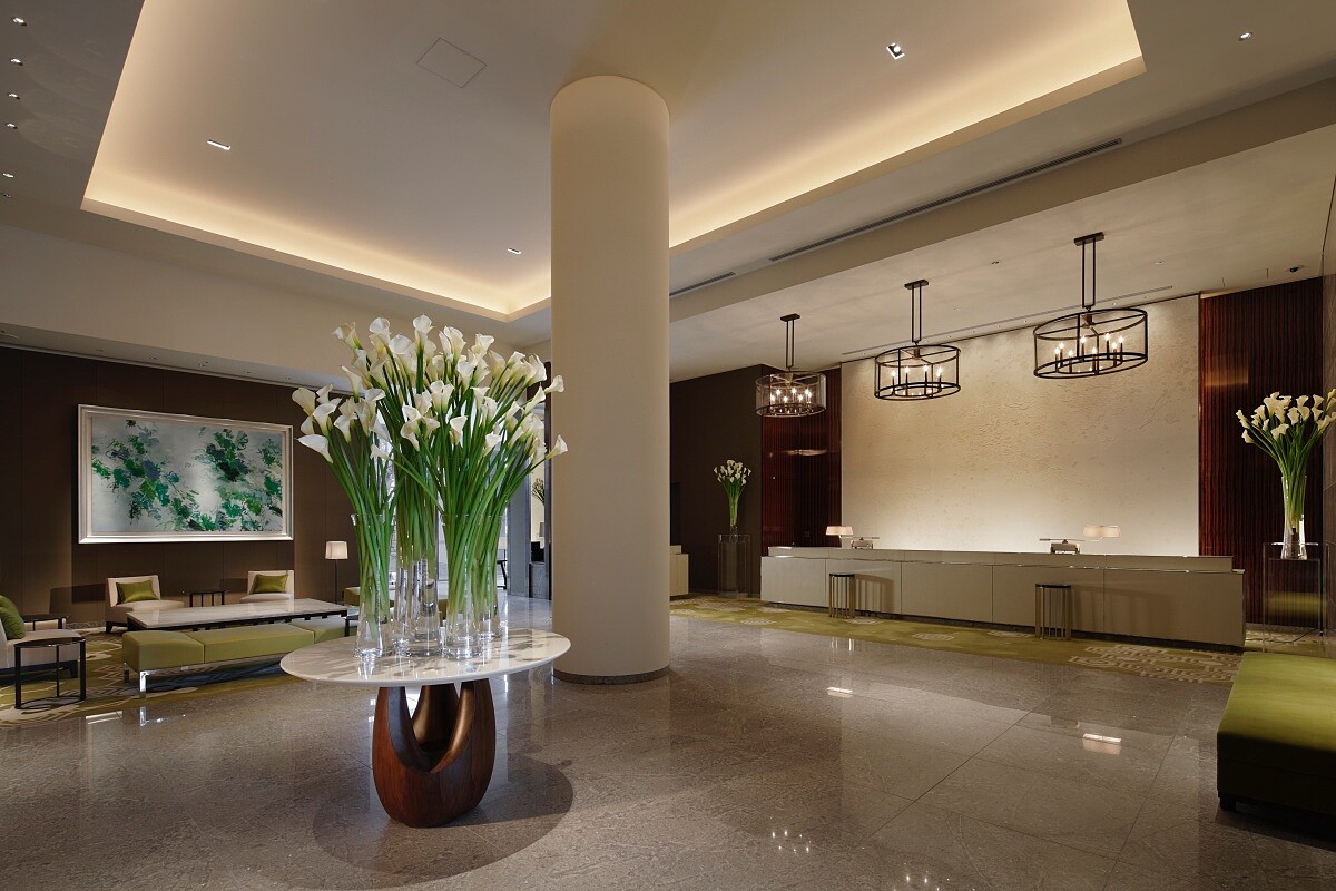 東京皇宮酒店大廳。